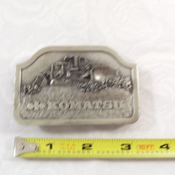 Komatsu Heavy Equipment Belt Buckle 1982 - Picture 4 of 9